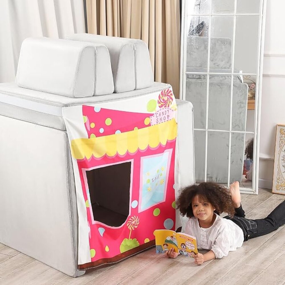 Kids Play Panel Candy Store Kids Foam Play Couch BestRoyal NEW